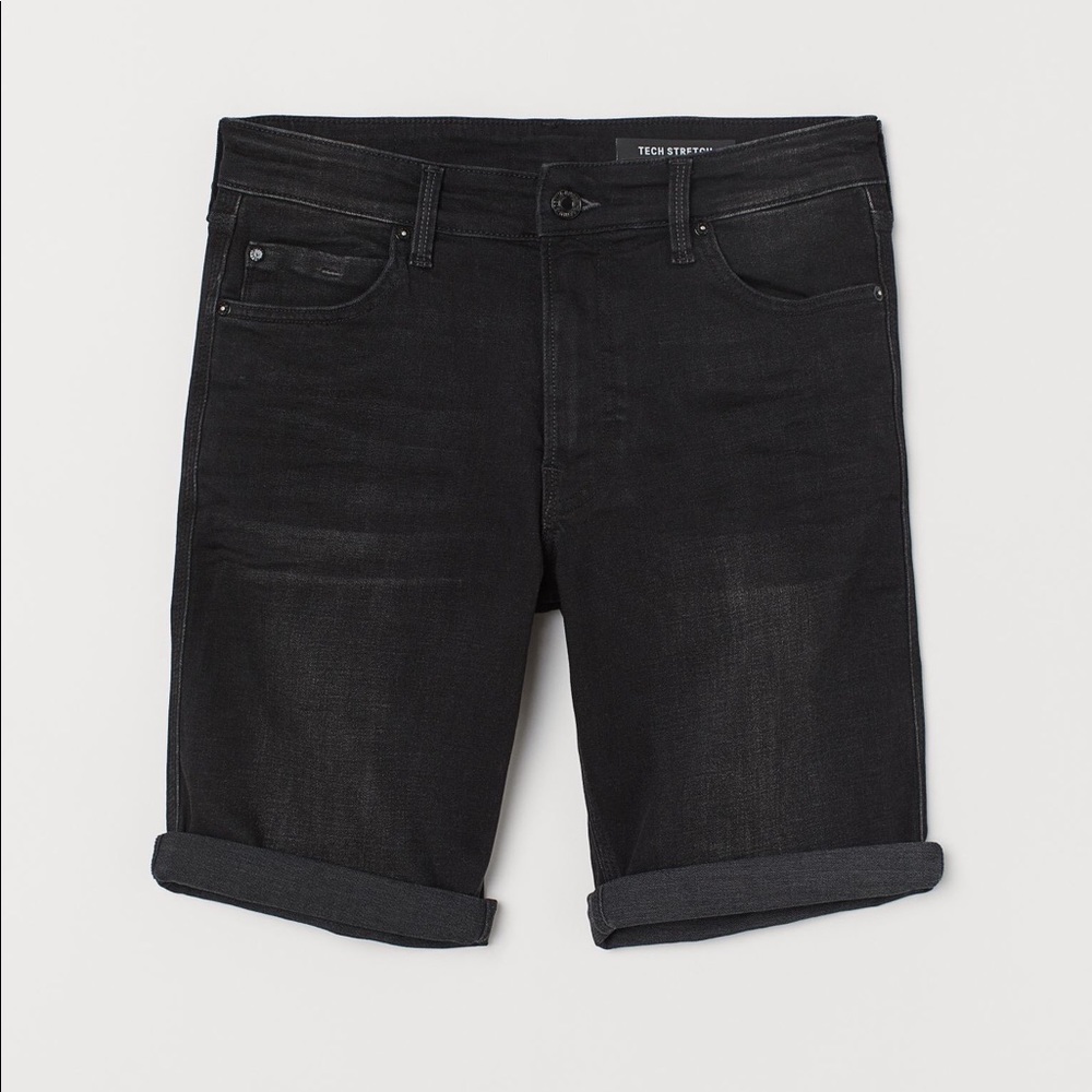 H&M Tech Stretch Skinny Shorts